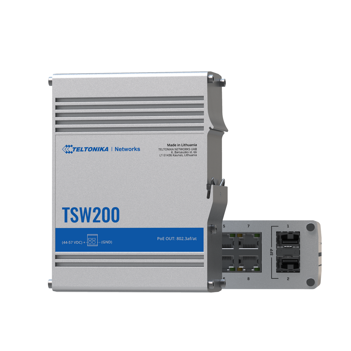 Switch Ethernet Industrial PoE Teltonika TSW200