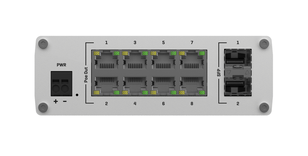 Switch Ethernet Industrial PoE Teltonika TSW200