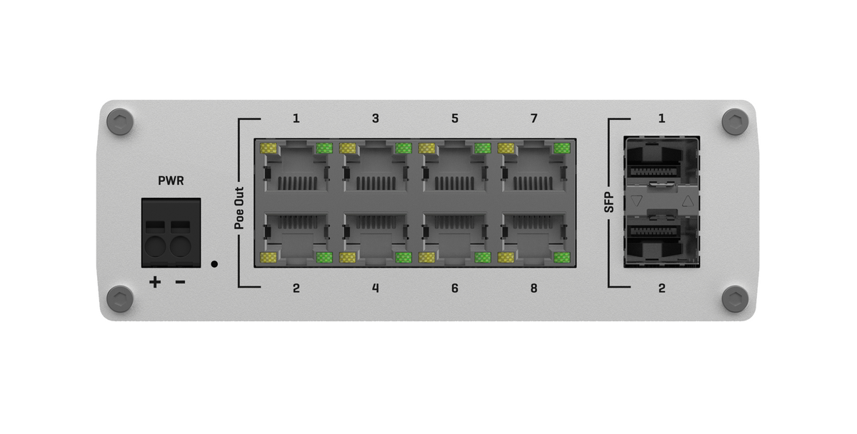 Switch Ethernet Industrial PoE Teltonika TSW200