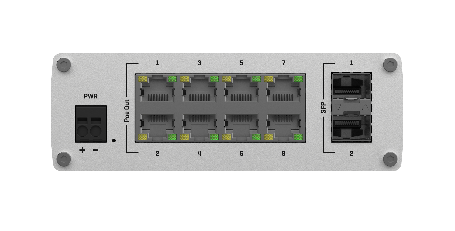 Switch Ethernet Industrial PoE Teltonika TSW200