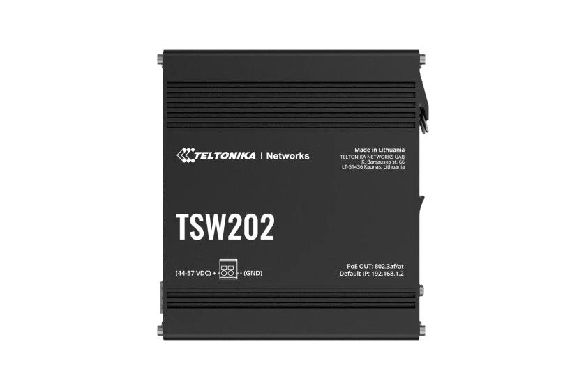 Switch Ethernet Industrial PoE Teltónika TSW202