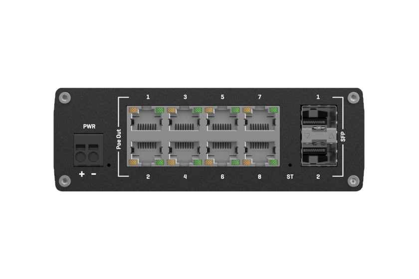 Switch Ethernet Industrial PoE Teltónika TSW202