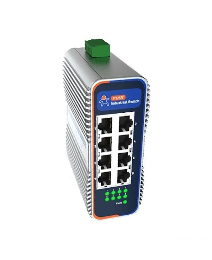 Switch Ethernet Industrial USR-ISG1008 de 8 Puertos Gigabit