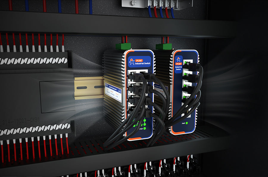 Switch Ethernet Industrial USR-ISG1008 de 8 Puertos Gigabit