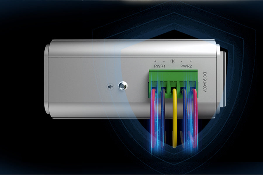 Switch Ethernet Industrial USR-ISG1008 de 8 Puertos Gigabit